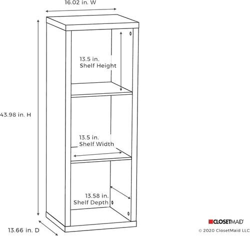 Vista 3 de Armarios cúbicos decorativos de almacenamiento ClosetMaid