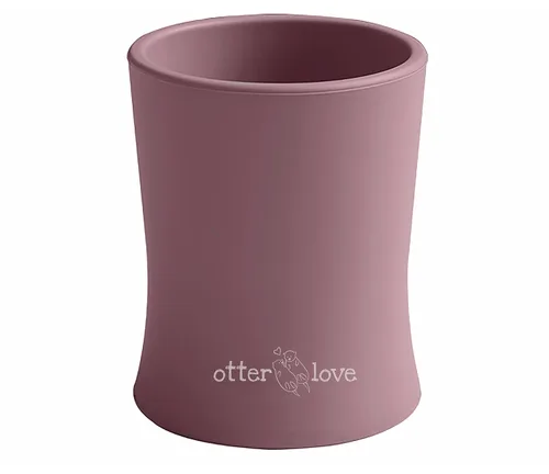 Vista 6 de otterlove Taza de entrenamiento de silicona para bebés y niños pequeños, aprobada por OT pediátrica, 100% silicona LFGB pura de platino, irrompible