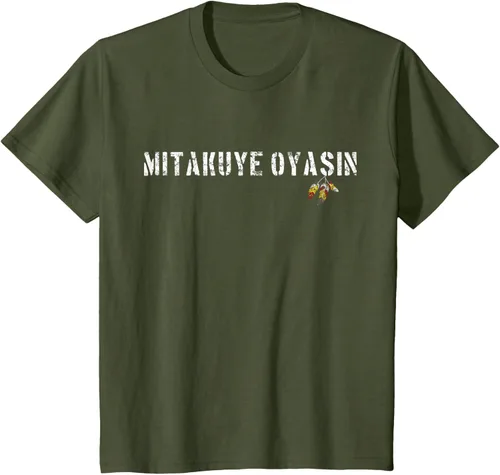 Vista 10 de Native American Pride I Lakota Tribe Teton Sioux Nation - Camiseta, Negro, S
