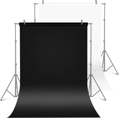 Vista 10 de Meking Telón de fondo de PVC blanco de 47.24 x 118.11 pulgadas para fotografía, fondo sin costuras de vinilo de PVC mate y reflectante para sesión