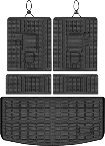 Vista 32 de Forro de carga para Jeep Compass/Patriot 2007-2016 y 2007-2012 Dodge Caliber, alfombras de carga para todo clima para accesorios de Compass