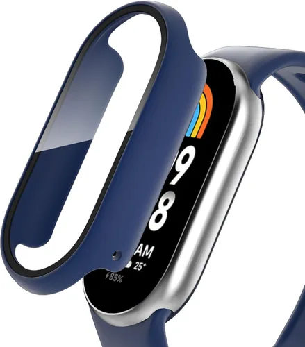 Vista 16 de Yrzper Compatible con Xiaomi Mi Band 8/NFC Protector de pantalla Ultra delgado HD vidrio templado Funda de protección de pantalla de cubierta dura