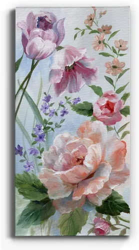 Vista 38 de Renditions Gallery Master Botanical II - Arte de pared, decoración en lienzo de alta calidad con envoltura de galería, listo para colgar, 16