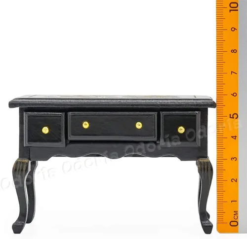 Vista 4 de Odoria Accesorios para muebles de casa de muñecas de escritorio en miniatura 1/12