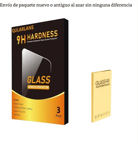 Vista 7 de Qularlans Paquete de 3 protectores de pantalla de vidrio templado compatibles con iPhone 11/XR, dureza 9H, resistente a los golpes, vidrio templado