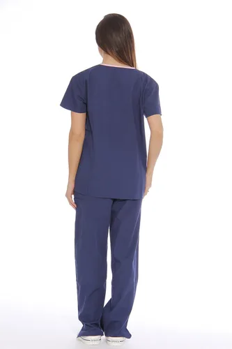Vista 3 de Just Love Conjuntos de uniformes médicos para mujer (envoltura simulada)