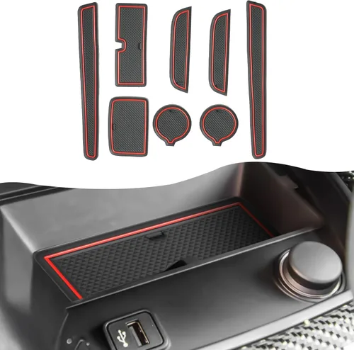 Vista 38 de SXCY Alfombrillas con ranura para puerta Toyota RAV4 2025 para Toyota RAV4 2019-2024 2025, accesorios para portavasos y portavasos 2024 2025 RAV4