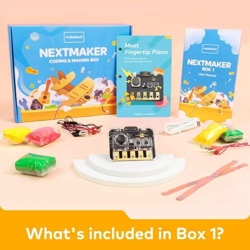 Vista 7 de Makeblock NextMaker - Kit STEM para niños de 8 a 10 años, kit de codificación educativo con ricos recursos de aprendizaje en línea, kit de ciencia