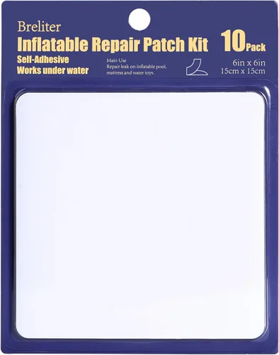 Vista 10 de Breliter Kit de reparación de parches inflables, cinta de reparación de piscina de TPU impermeable, parche de reparación resistente para colchón