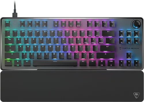 Vista 14 de Turtle Beach Vulcan II - Teclado para juegos de PC de tamaño completo, interruptores mecánicos Titan II, teclas iluminadas RGB personalizables