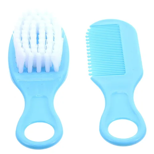 Vista 8 de EXCEART Juego de cepillo y peine para el pelo del bebé, cepillo de masaje para el cuero cabelludo para recién nacidos y niños pequeños, 1 juego