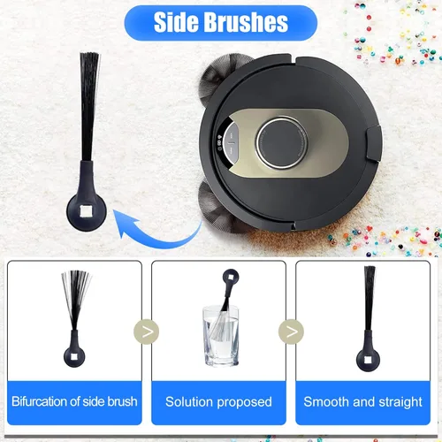 Vista 5 de Kit de piezas de repuesto para Shark AI AV2501S/AV2511AE/AV2501AE/RV2502AE/RV2610WA/AV2510/RV2520 Robot Aspirador incluido, filtros, filtros