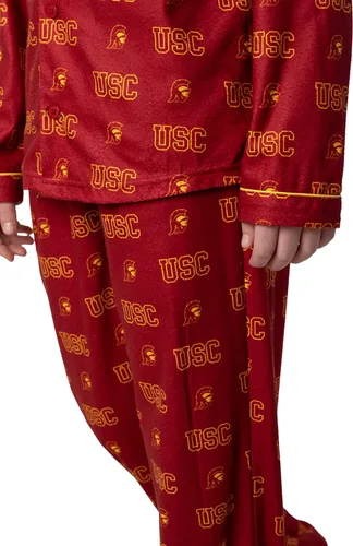Vista 8 de Ultra Game NCAA - Conjunto de pijama de 2 piezas para niños