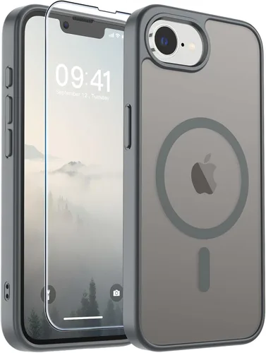 Vista 220 de SUPFINE Funda magnética para iPhone SE 2022 (3ª)/2020 (2ª), iPhone 8 (compatible con MagSafe) (protección contra caídas de grado militar), funda