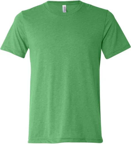 Vista 29 de BELLA+CANVAS Camiseta de cuello redondo para hombre mezcla triple oliva