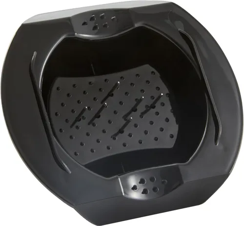Vista 25 de Restaurantware Rebanadora de mandolina ajustable de acero inoxidable, cortador de verduras estándar alemán con protector de cuchilla, guantes