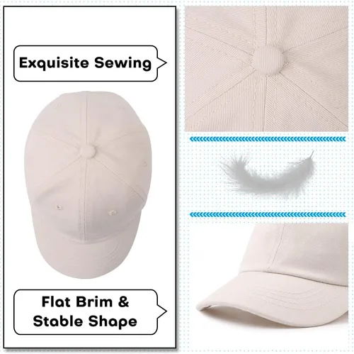 Vista 54 de Peecabe Gorra de béisbol para niños pequeños, unisex, de algodón, ajustable, para bebés, niños, gorra de béisbol para niñas de 1 a 5 años