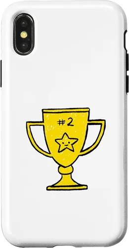 Vista 4 de Funda con estampado de trofeos para iPhone 14 2nd Place