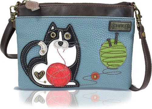 Vista 41 de CHALA Mini bandolera/bolso con correa convertible elegante, compacto, versátil