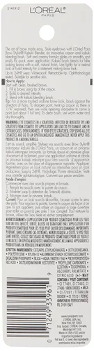 Vista 3 de Cosméticos L 'Oreal Paris Brow Stylist, mezclador de Kabuki, Rubia Rubio