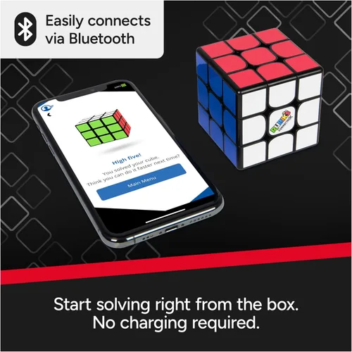 Vista 5 de Cubo Rubik ConnectedX Bluetooth Puzzle Cube & Brain Teaser Fidget Toy