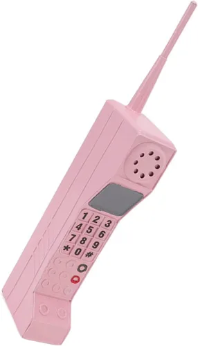 Vista 8 de Adorno para teléfono celular, adorno de ladrillo de los años 80 y 90, modelo retro de teléfono celular, accesorios fotográficos de simulación