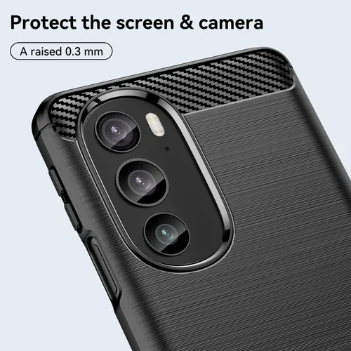 Vista 5 de Asuwish Funda de teléfono para Motorola Edge + Plus 2022/Edge X30/30 Pro con protector de pantalla de vidrio templado y accesorios para celda