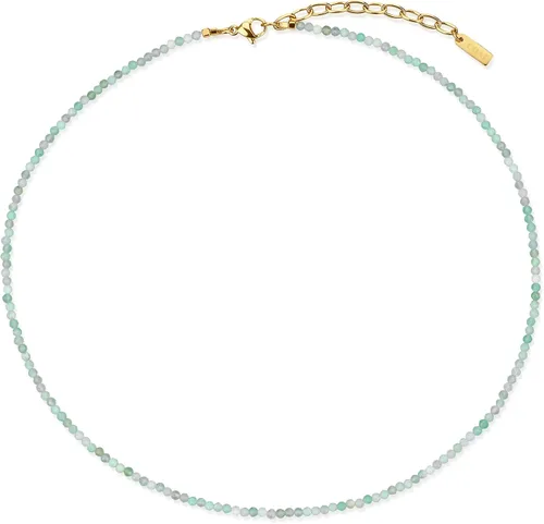 Vista 16 de COAI Collar de piedras preciosas para mujer, delicado collar de cuentas