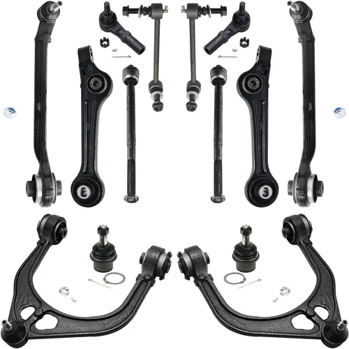 Vista 86 de Detroit Axle - Kit de suspensión frontal de 15 piezas para Jeep Grand Cherokee 99-04 1999 2000 2001 2002 2003 2004, brazos de control superior e