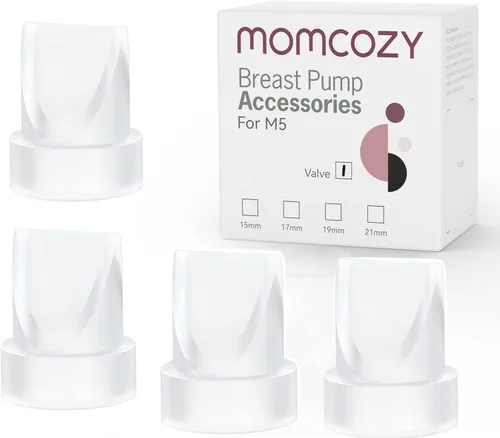 Vista 24 de Momcozy Extractor de leche portátil BP334 Air 1, 2 unidades rojo
