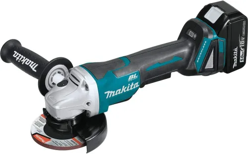 Vista 2 de Makita XAG11T 18V LXT® Amoladora Angular/Cortadora Inalámbrica de 4-1/2” / 5" sin Escobillas de Iones de Litio, con Interruptor de Pala y Freno