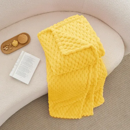 Vista 102 de BEDELITE Manta de forro polar para sofá y cama, manta decorativa de jacquard 3D de almendra, súper suave y acogedora, manta mullida cálida adecuada