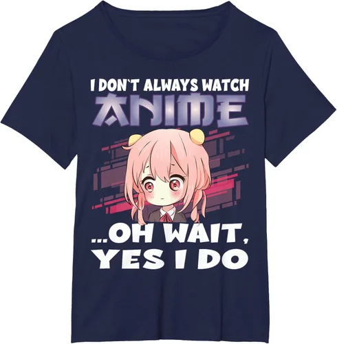 Vista 17 de Ver camiseta japonesa de anime con estampado de anime Girl, Negro, S
