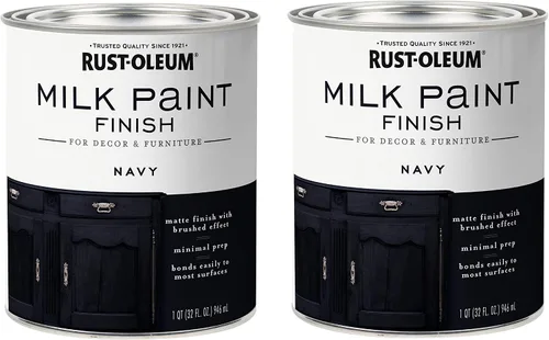 Vista 8 de Rust-Oleum 331049 - Pintura de acabado mate, 32 onzas líquidas (paquete de 1), color blanco clásico