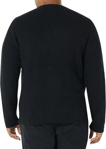 Vista 2 de Tienda Essentials Suéter de manga larga suave al tacto para hombre