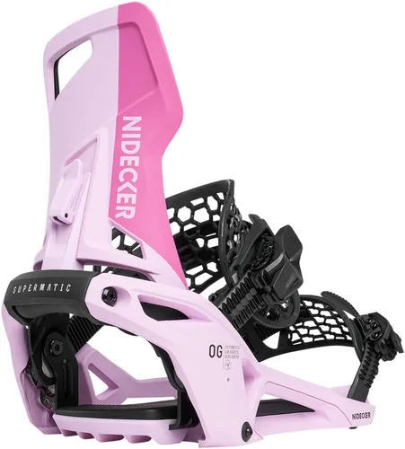Vista 12 de Nidecker Supermatic Snowboard First Universal, Doble Entrada, Fijación Automática - Cómoda y Confiable como una Fijación Regular de Dos Correas
