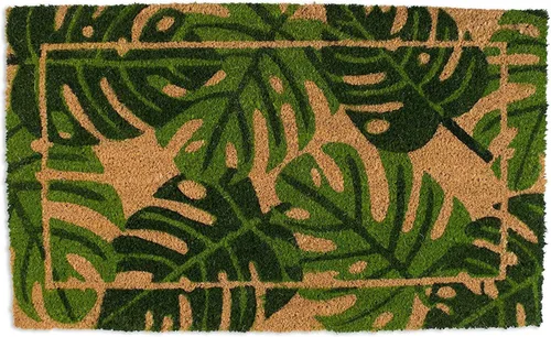 Vista 8 de DII Floral Design Collection - Felpudo de fibra de coco natural, 17 x 29 pulgadas, ramo Bouquet