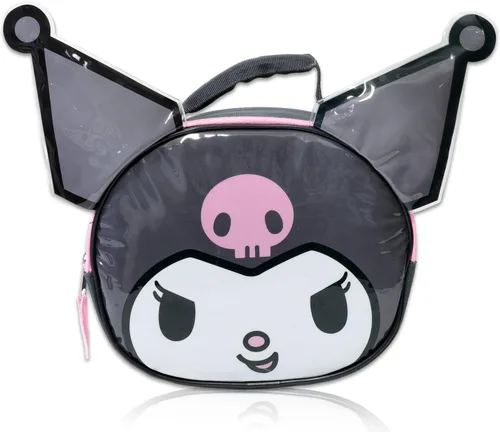 Vista 4 de Hello Kitty and Friends Backpack and Lunchbox - Bundle with 16” Sanrio Backpack, Lunch Bag Featuring My Melody & Kuromi Plus Water Bottle, Stickers