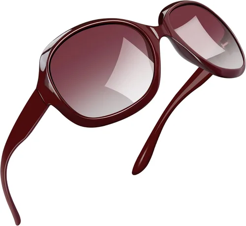 Vista 141 de Joopin Lentes de sol de gran tamaño para mujer, polarizados, grandes, para conducción, protección UV, grandes sombras