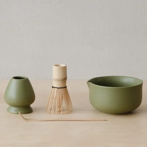 Vista 11 de WENSHUO Kit Matcha - Juego de batidor matcha premium con herramientas tradicionales de bambú, juego de té matcha ideal para el hogar (crema)