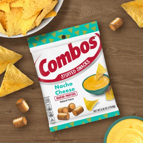 Vista 6 de COMBOS Cheese Snacks - Paquetes de bocadillos de queso nacho, aperitivo de galleta horneada, bolsa a granel de 6.3 onzas (paquete de 12) Easy
