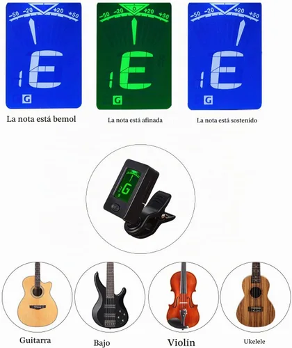 Vista 5 de Cuerdas de guitarra eléctrica, 3 juegos completos, afinador, herramienta de encordado, 5 púas