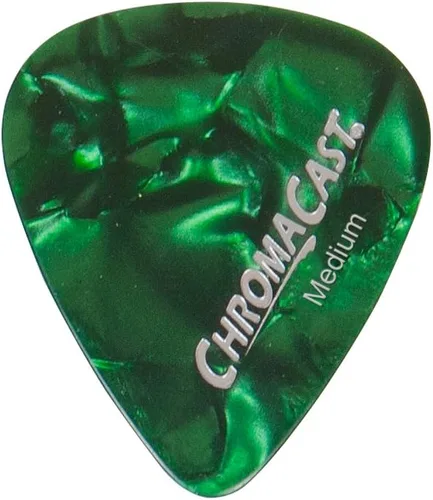 Vista 5 de Chromacast Pearl púas de celuloide para guitarra