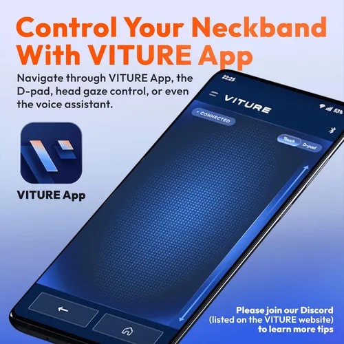 Vista 8 de VITURE Una banda para el cuello, compatible con gafas VITURE One XR, socio oficial de PSPlay y XBXPlay, 128 GB, juego remoto, juegos en la nube