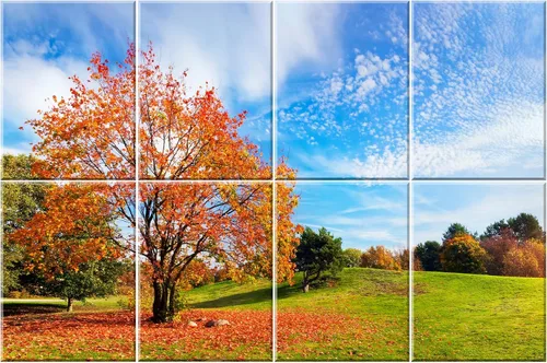 Vista 20 de Paneles acústicos decorativos, paquete de 8 paneles de arte de pared grandes absorbentes de sonido de 48 x 32 pulgadas, paneles de espuma
