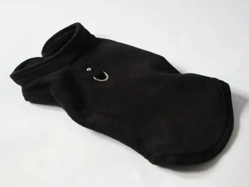 Vista 5 de JACKO & CO - Chaleco de forro polar para perro con anillo de correa - Suéter suave, cálido y ligero para perros pequeños y medianos, cachorros