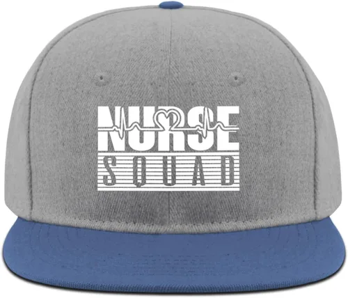 Vista 8 de Nurse Squad Sun hat Camp hat blue03 Womens Hats Gifts for Her Workout Caps