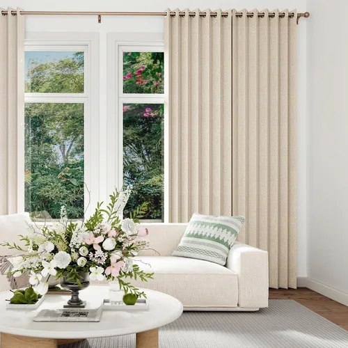 Vista 29 de Cortinas plisadas completamente opacas con cierre magnético, 72 pulgadas de largo, para interiores y exteriores, 1 panel, 45 pulgadas de ancho x 72
