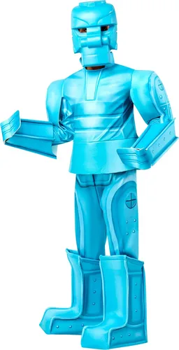 Vista 3 de Rubie's Mattel Rock 'Em Sock 'Em Robots Blue Bomber Deluxe Disfraz infantil