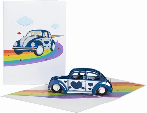 Vista 15 de iGifts And Cards Tarjeta desplegable 3D de corazón gay – Escultura floral Love is Love para el mes del orgullo, boda, aniversario y salida – Regalo